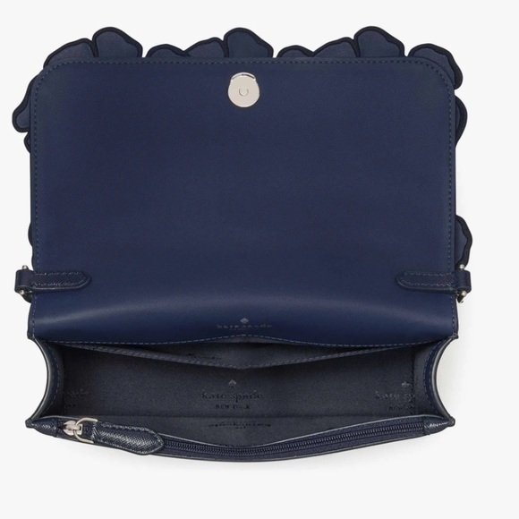 Kate Spade Madison Embroidered Floral Willow Mini Flap Crossbody - Picture 5 of 15